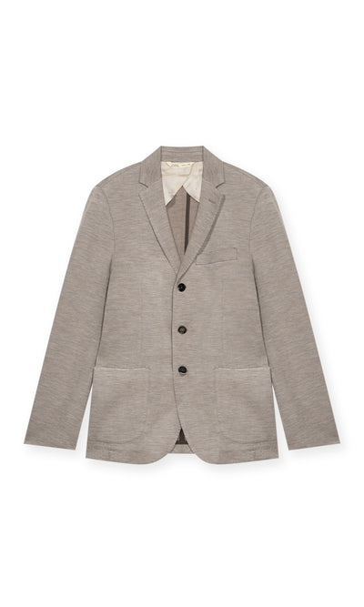 Pure Wool Jersey Jacket