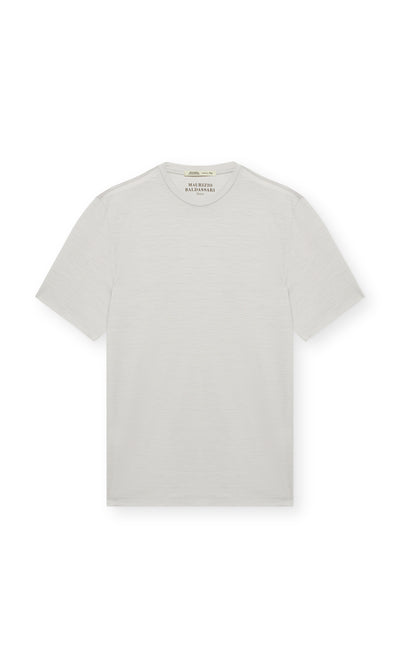 Linate T-shirt A Maniche Corte In Tessuto Techmerino