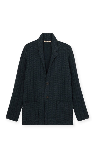 Wool Herringbone Swacket