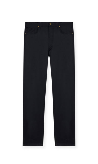 Five-Pocket Trousers in Stretch Wool Twill