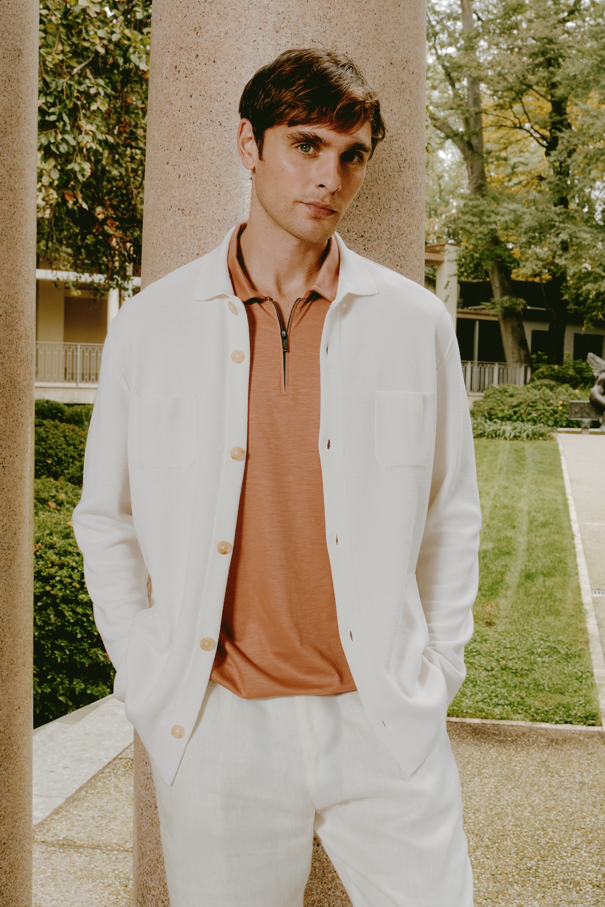 Silk And Cotton Overshirt