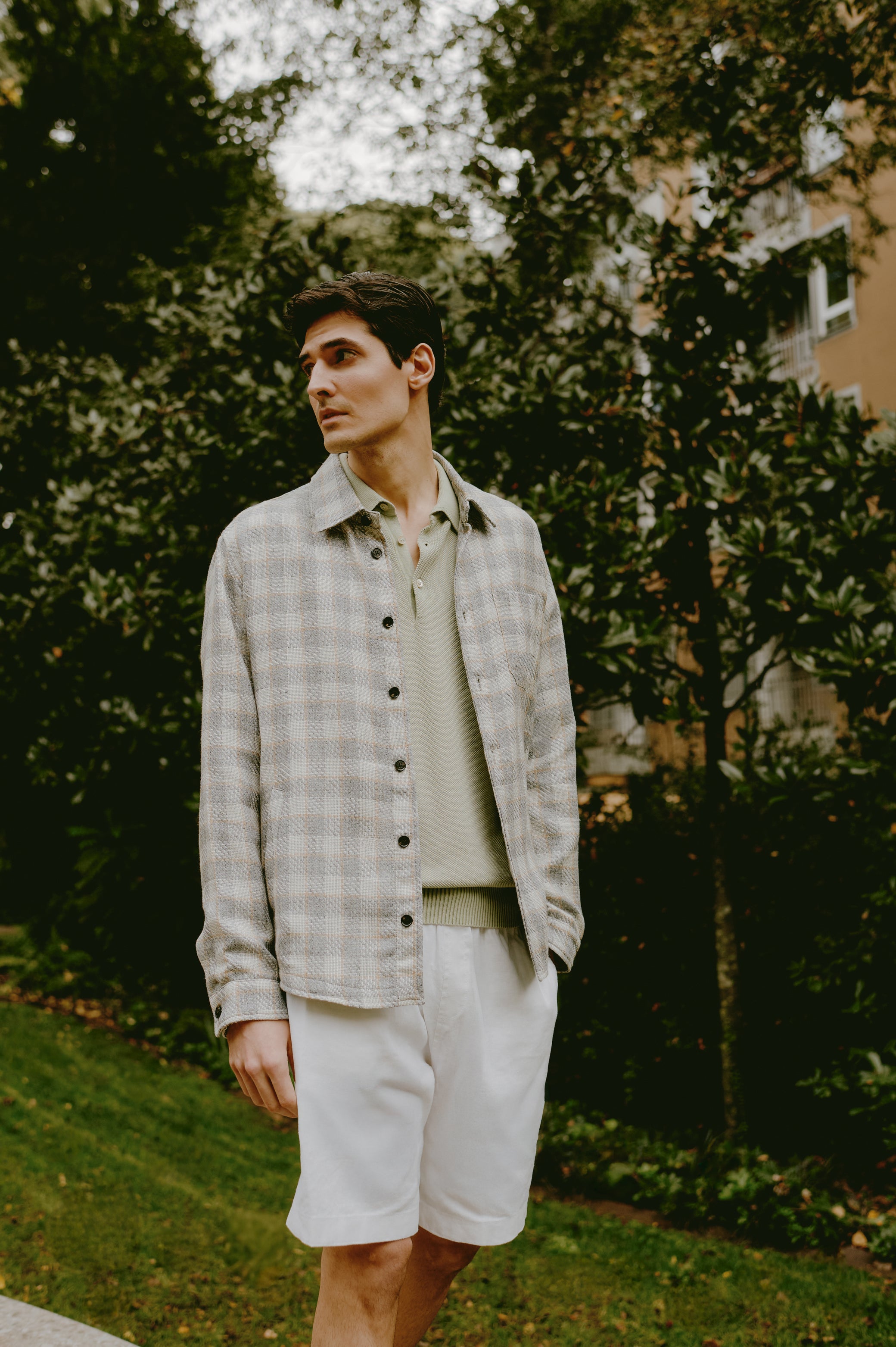 Garment Dyed Cotton Polo Honeycomb Stitch