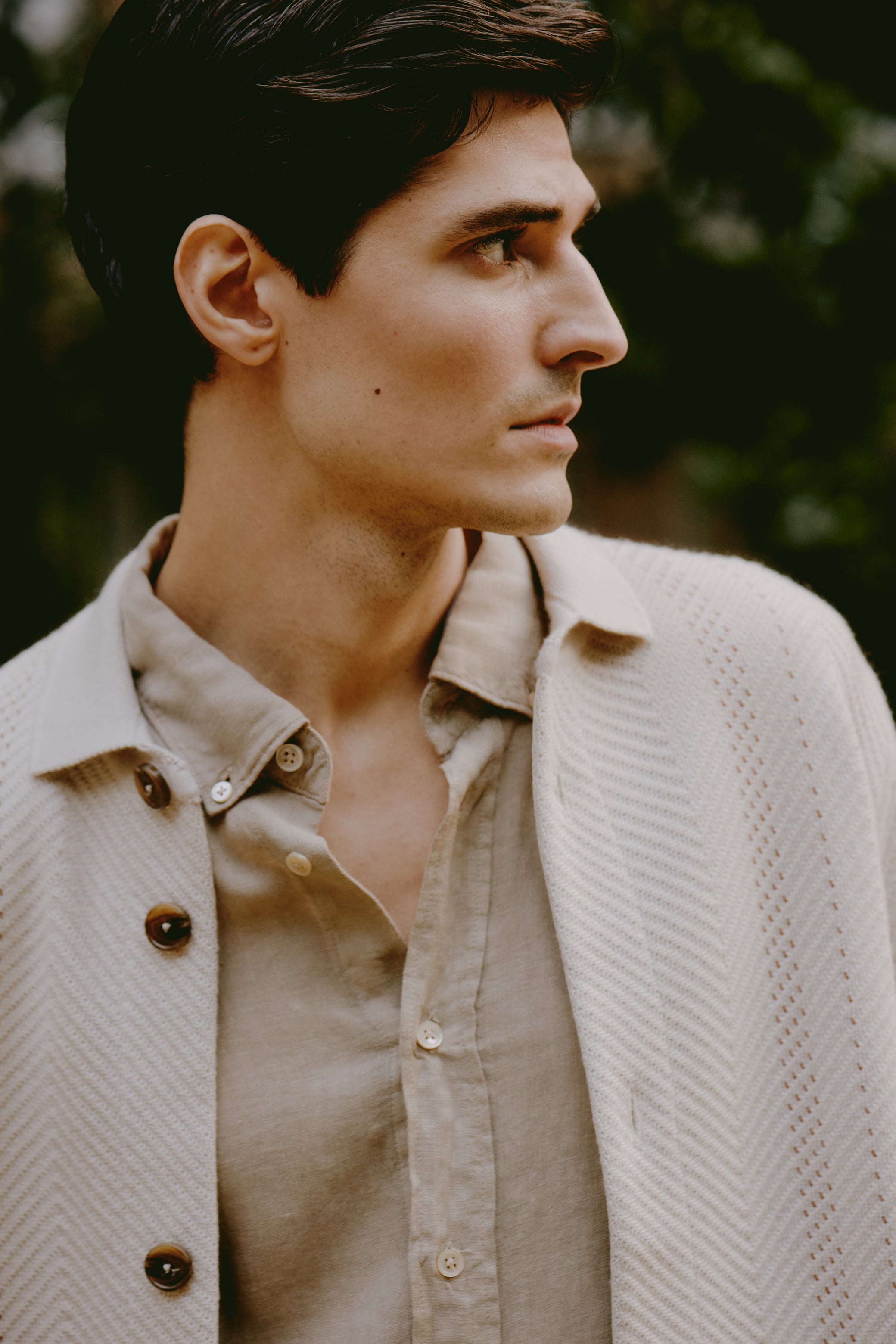 Garment Dyed Linen Shirt