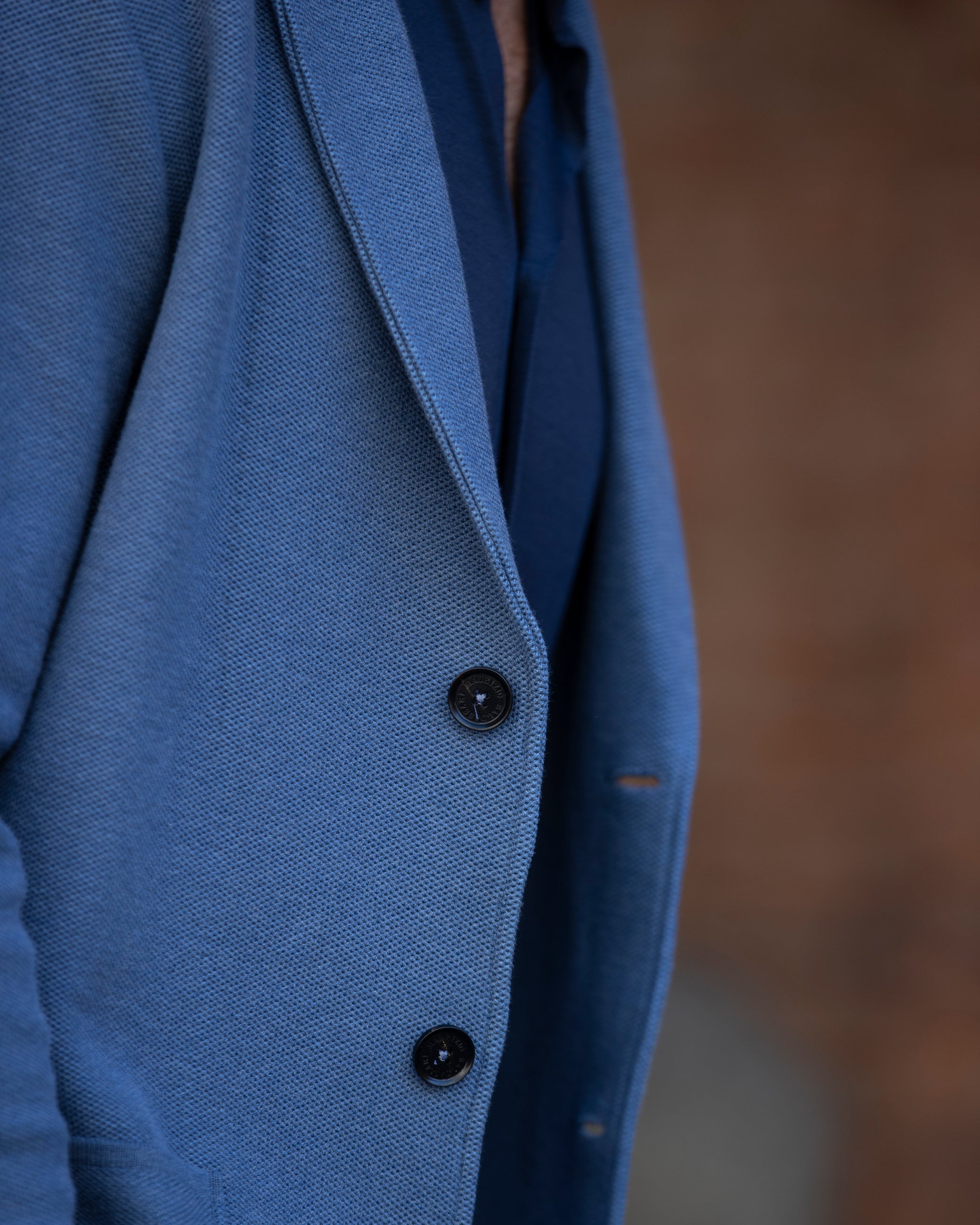 Cotton and Silk Piquet Swacket