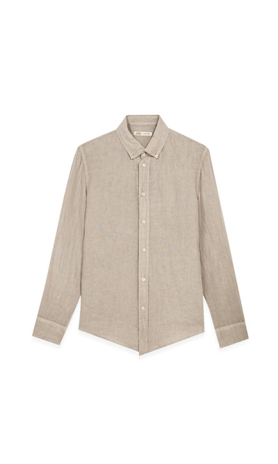 Garment Dyed Linen Shirt