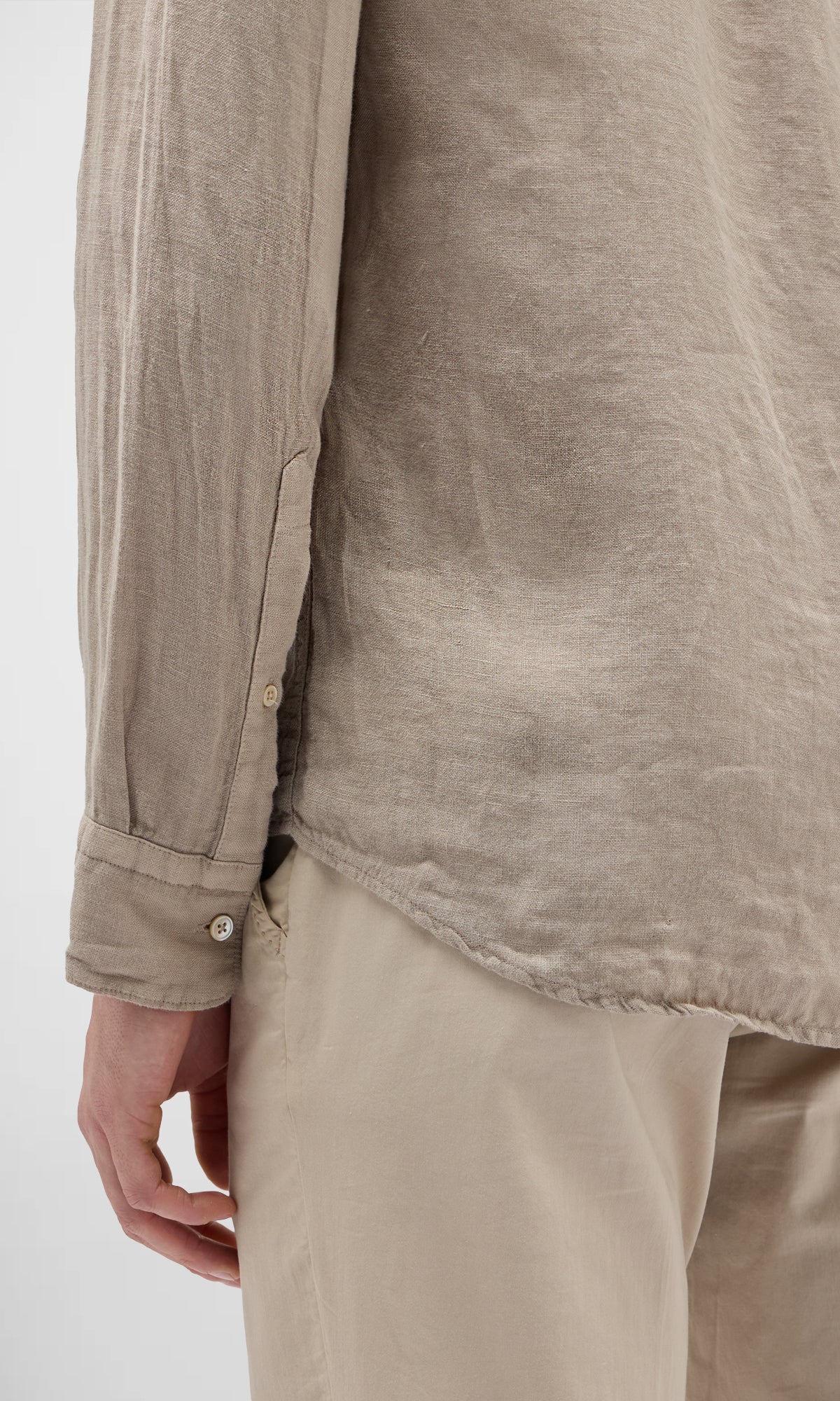 Garment Dyed Linen Shirt