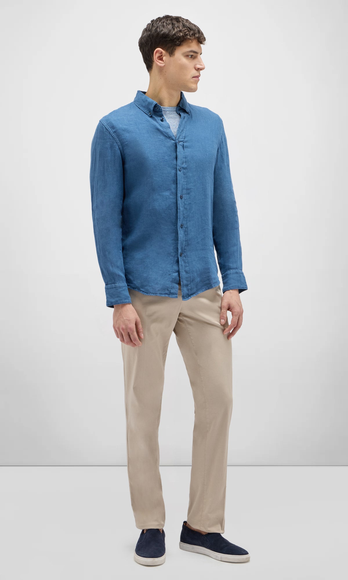 Garment Dyed Linen Shirt