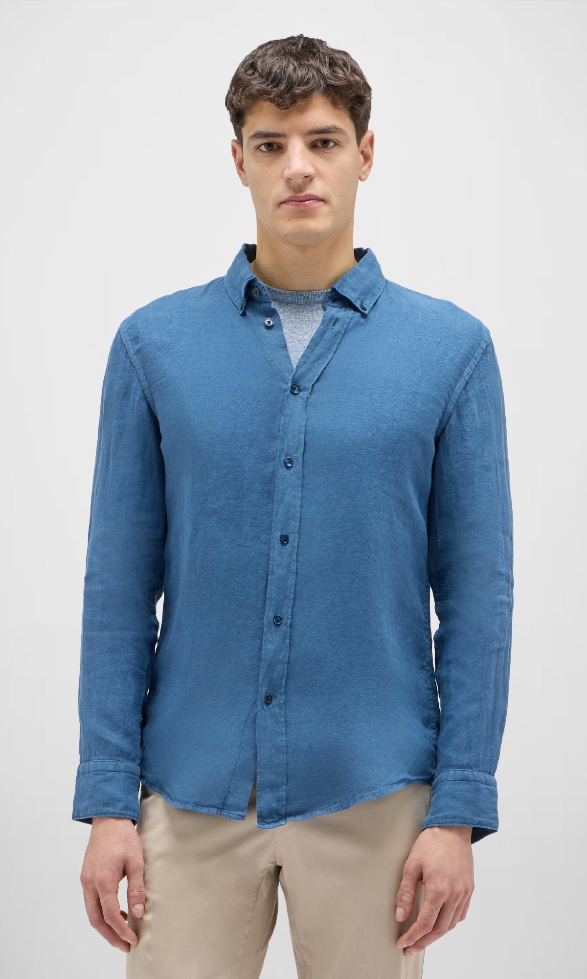 Garment Dyed Linen Shirt