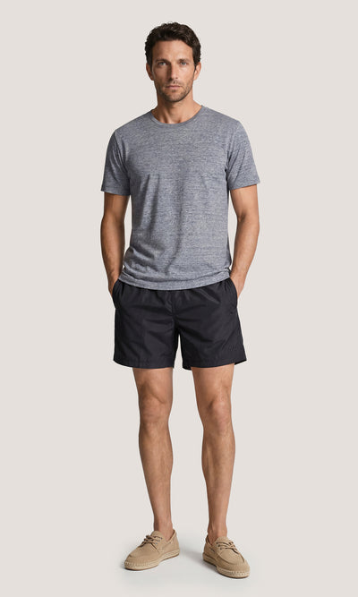 Swim shorts with Palm Print