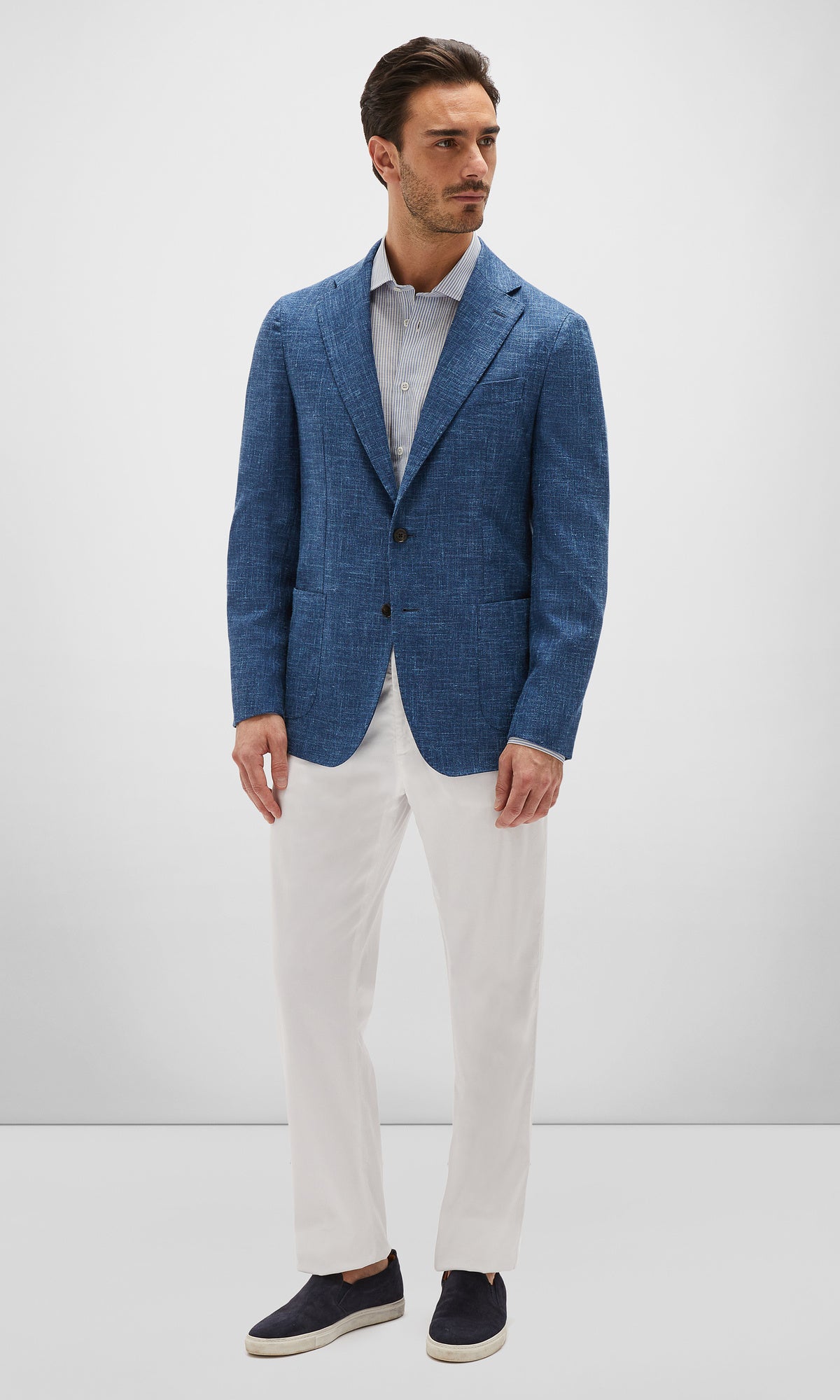 Wool, Silk And Linen Soft Jacket