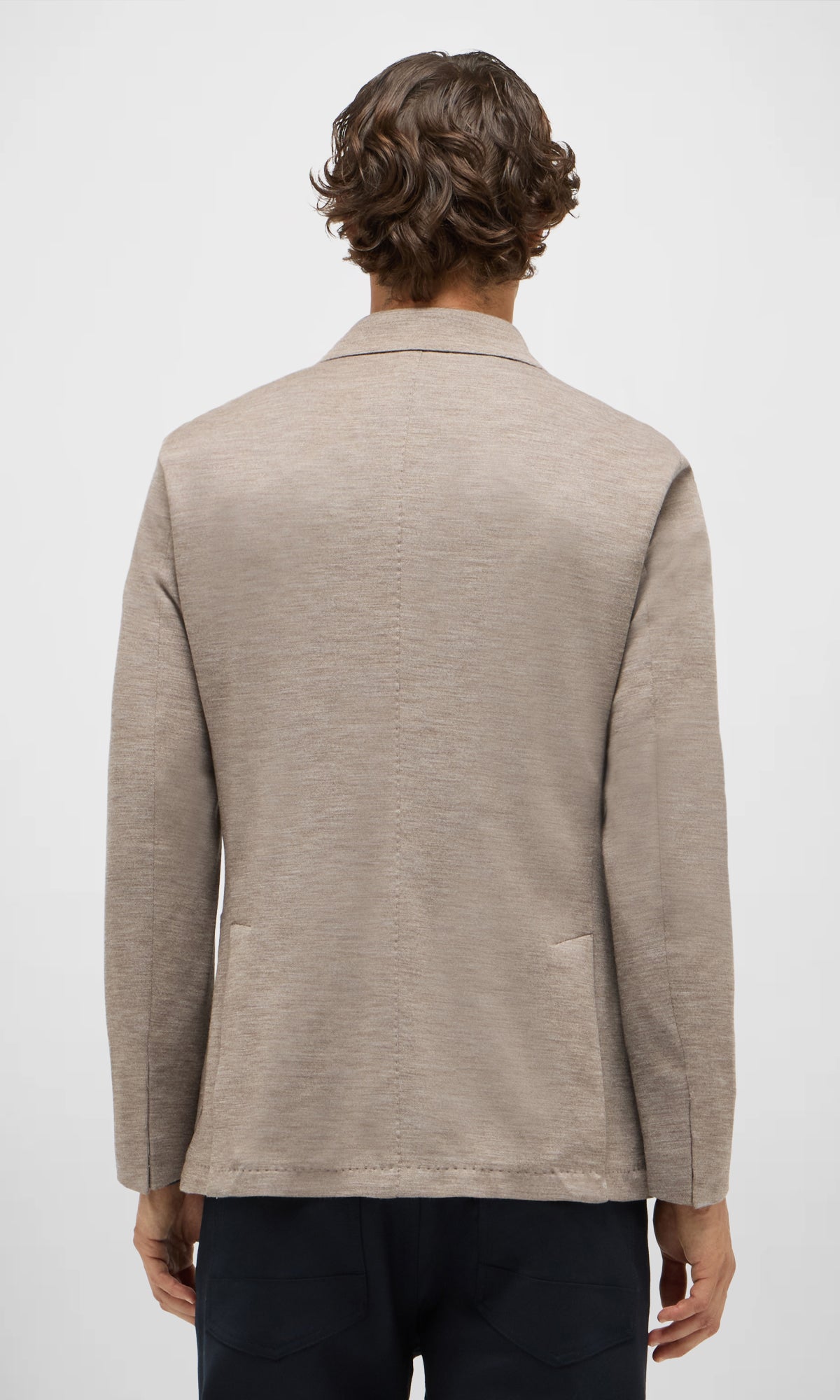 Pure Wool Jersey Jacket