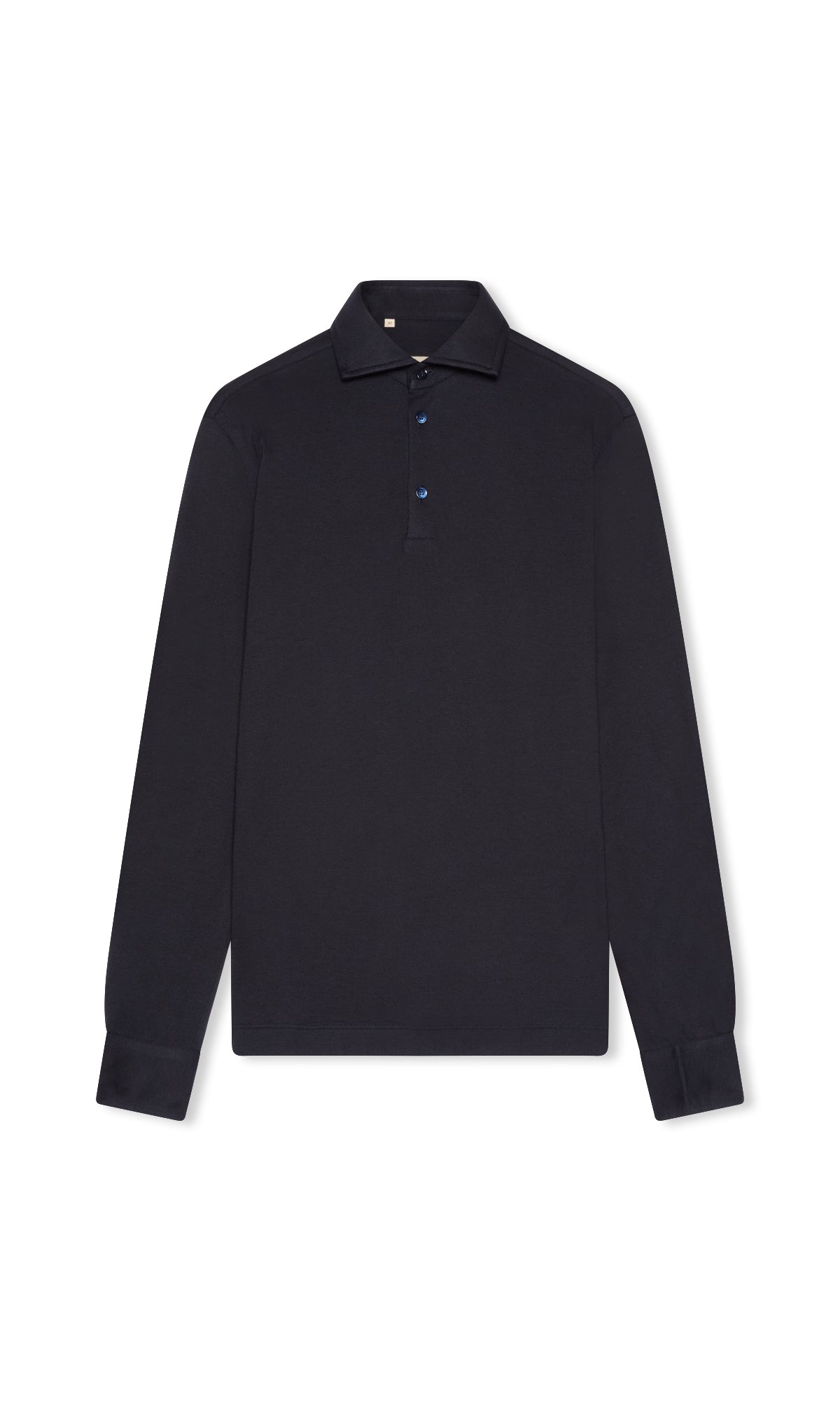 3-Button Polo Shirt in Cotton, Cashmere and Silk