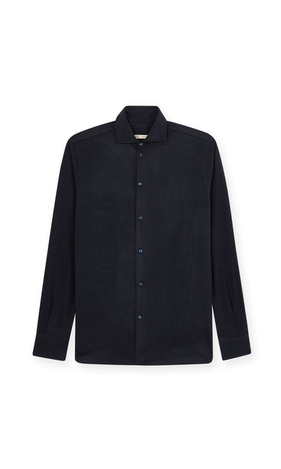 Shirt in Merino Wool Jersey Extrafine