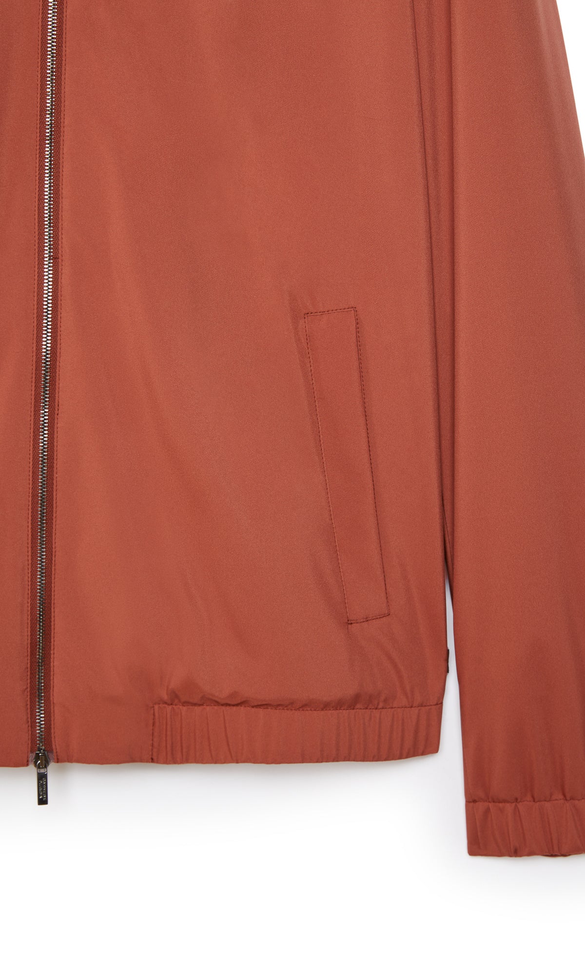 Jacket of Technical Fabric With Detachable Hood