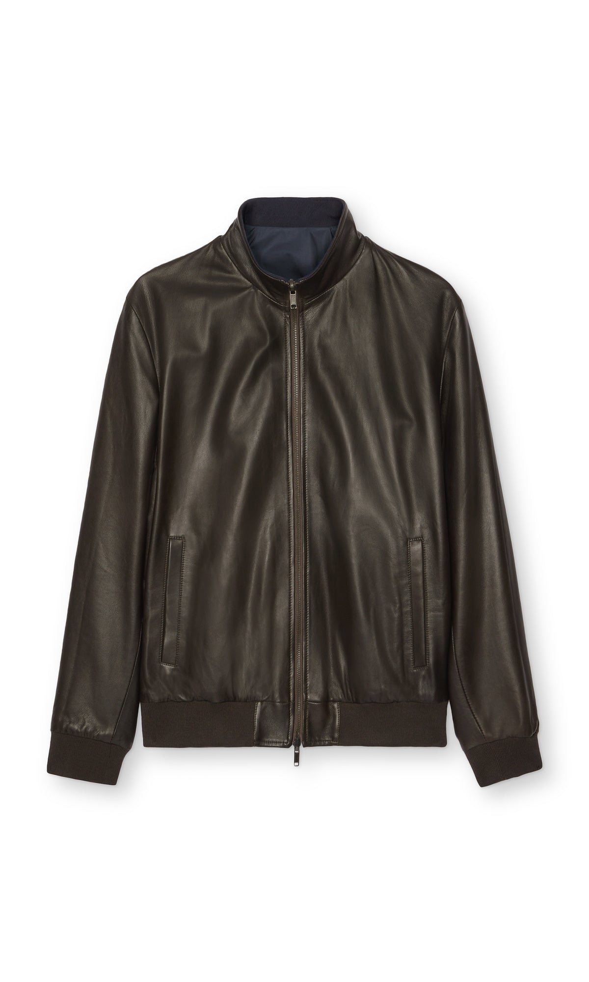 Nappa Leather Reversible Bomber