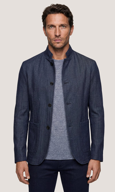Stendhal Denim-Look Jacket