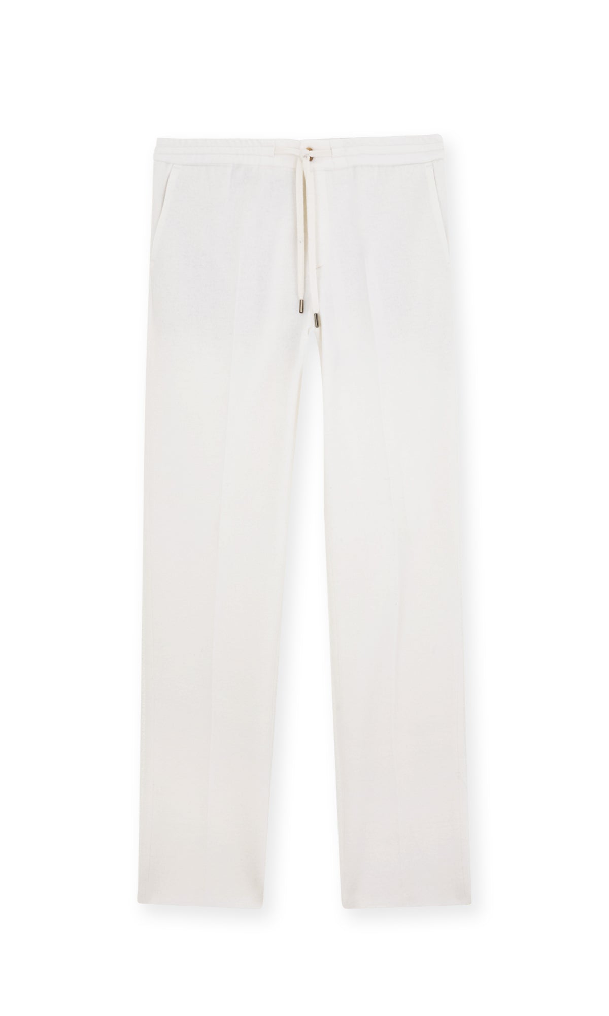 Drawstring Trousers In Exclusive Virgin Wool Jersey