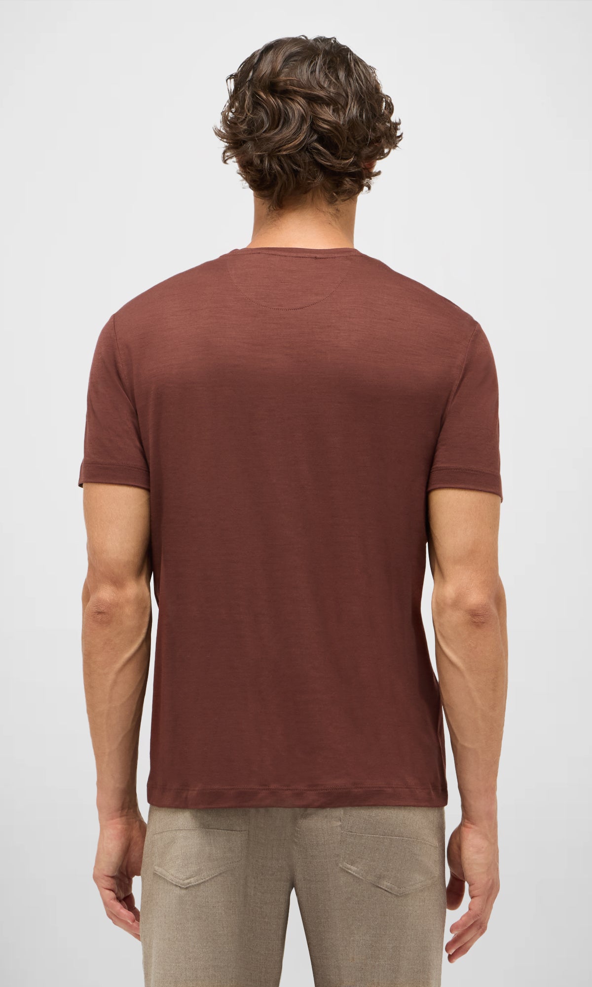 Linate Short-sleeved T-shirt in Techmerino fabric