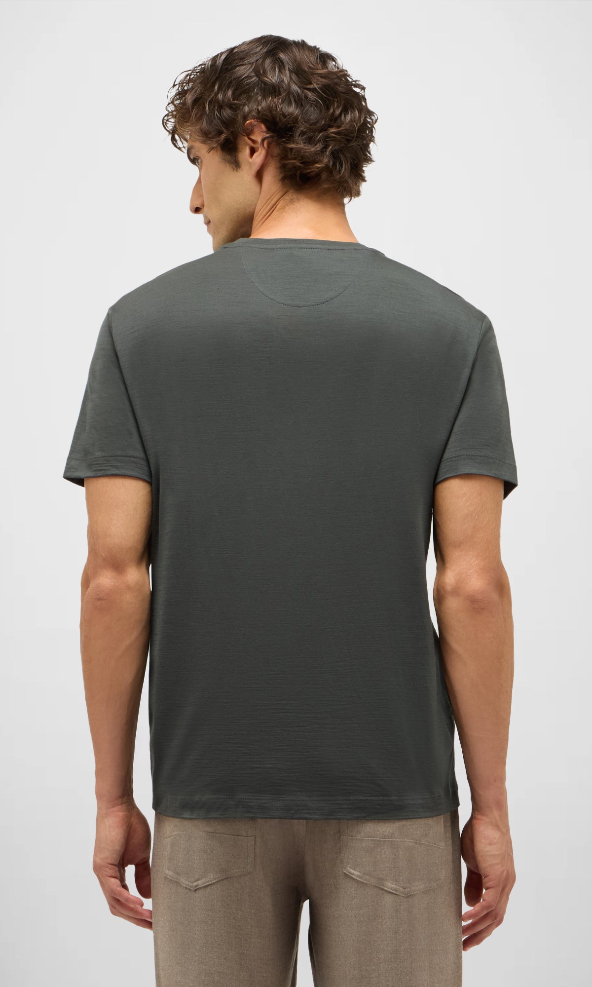 Linate Short-sleeved T-shirt in Techmerino fabric