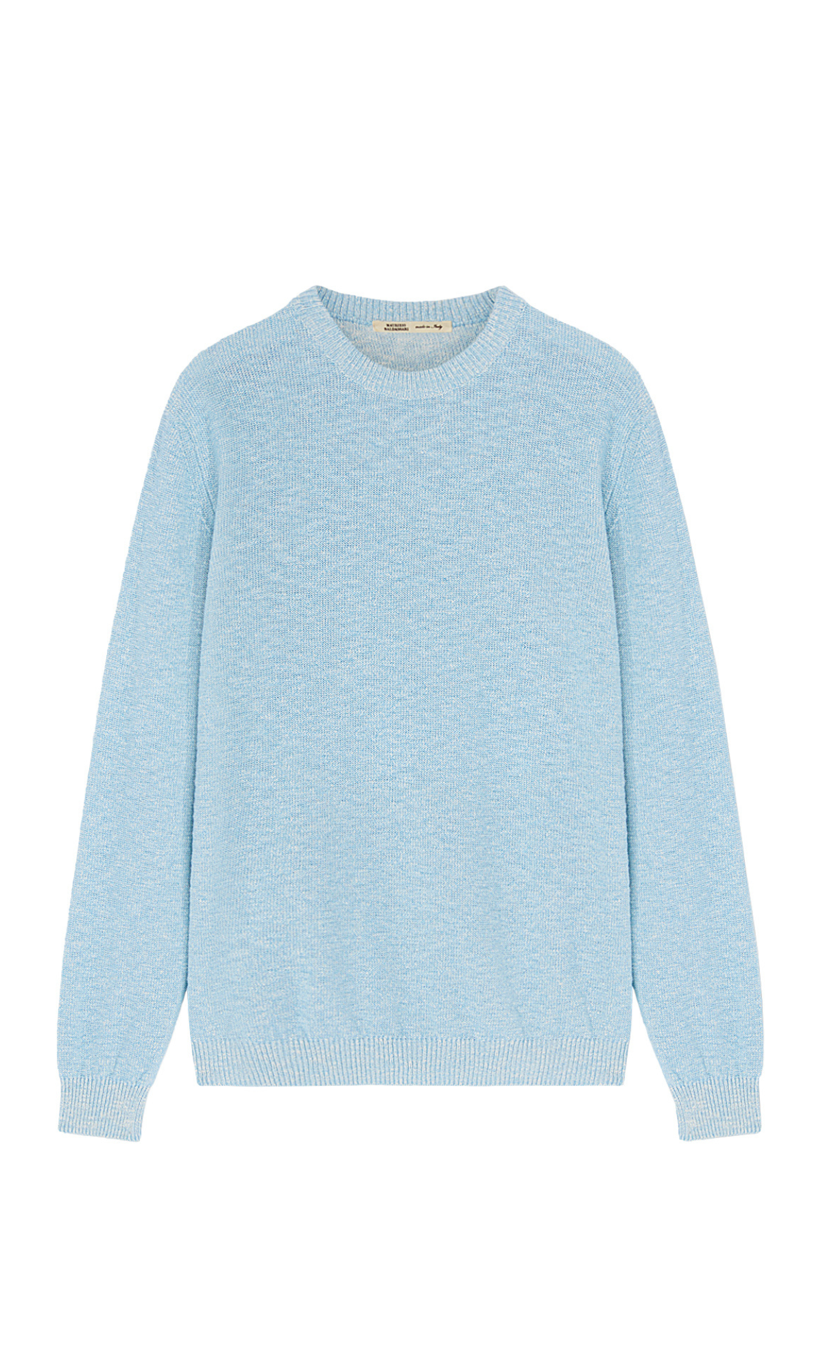 Melange Cotton Mouliné Sweater