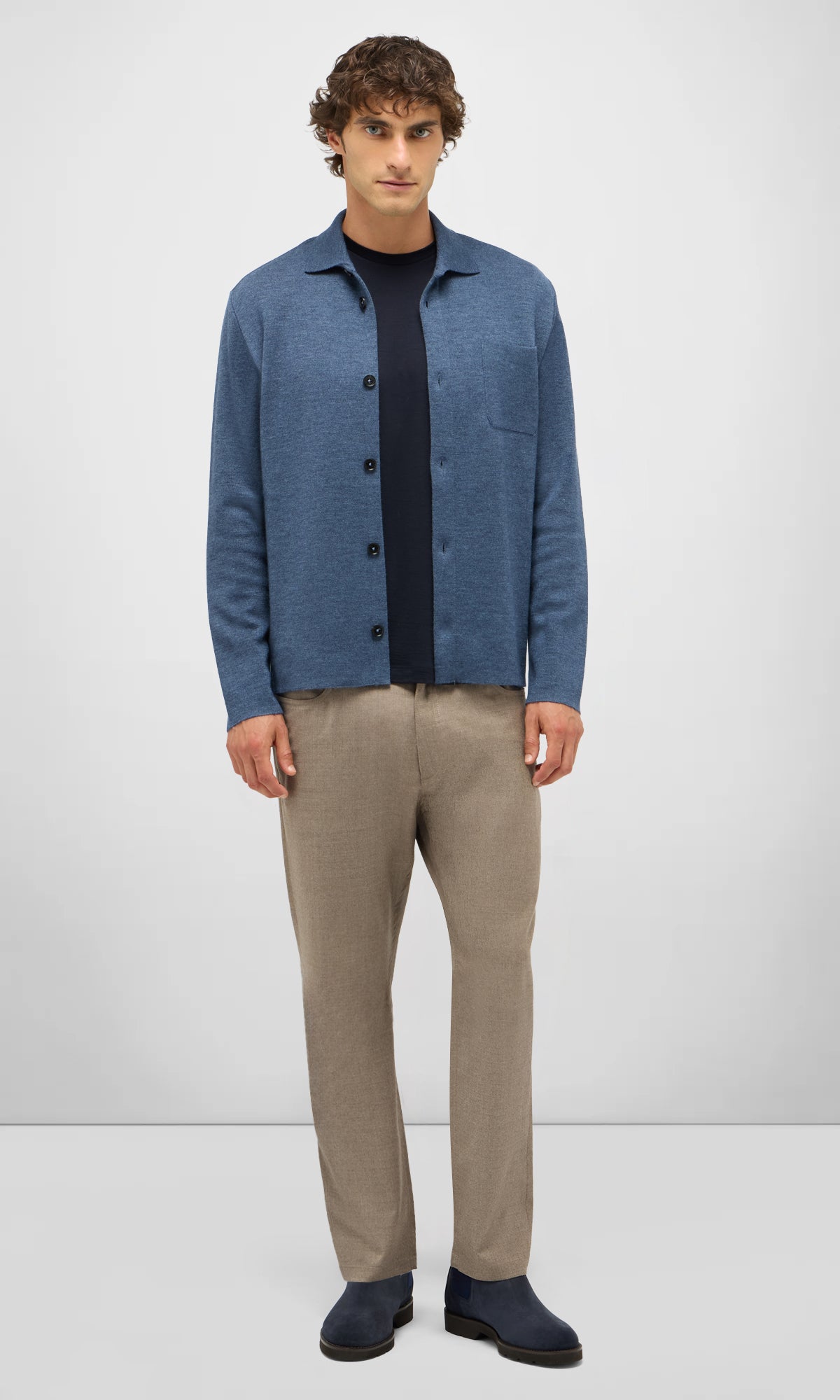 Cashmere and Silk Overshirt