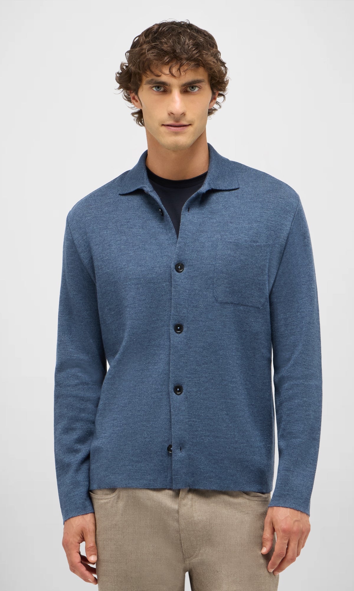 Cashmere and Silk Overshirt