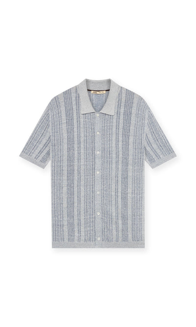 Polo Cambio Punto Knit In Lino E Cotone