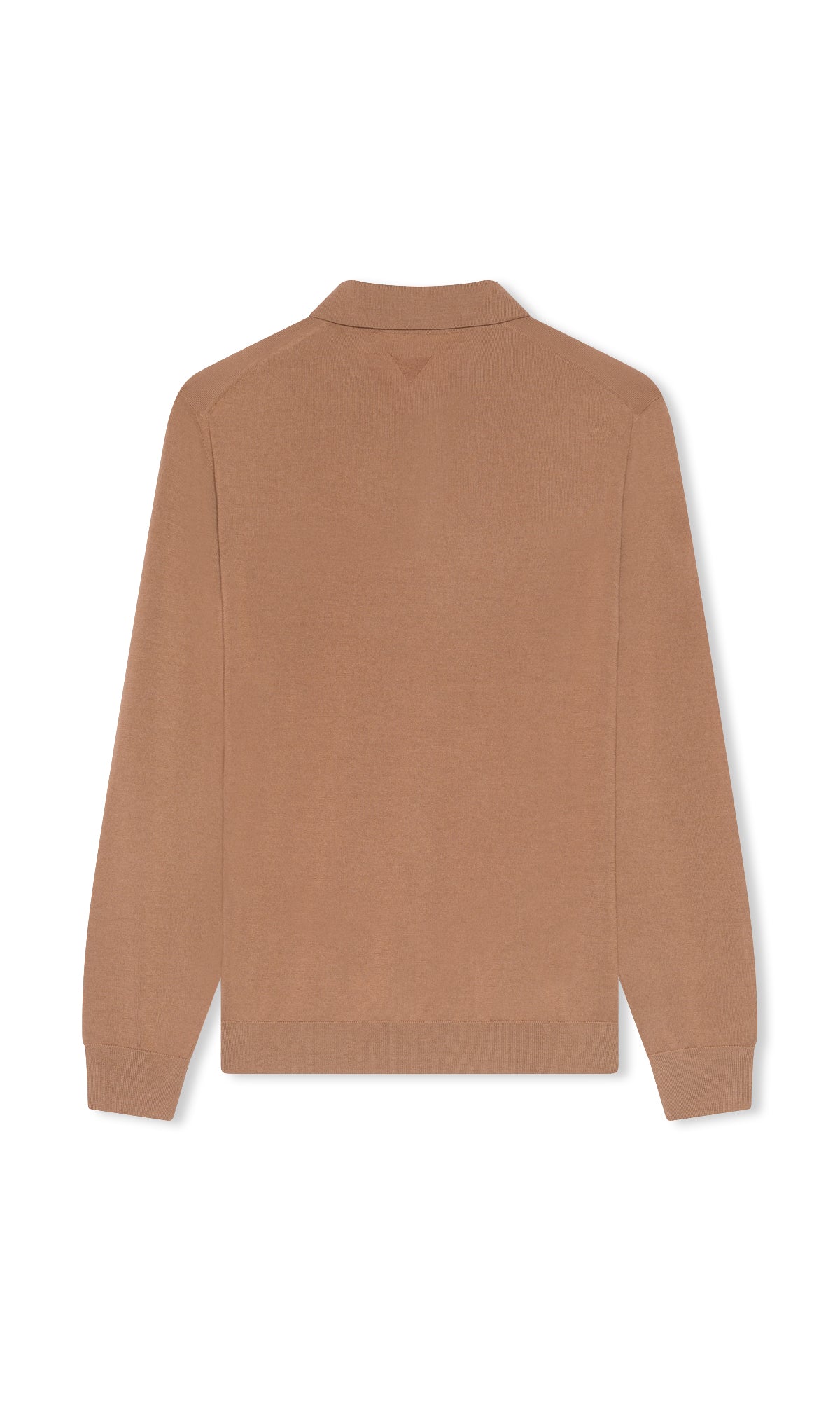 3-Button Polo Shirt in Pure Extra Fine Wool and Cashmere