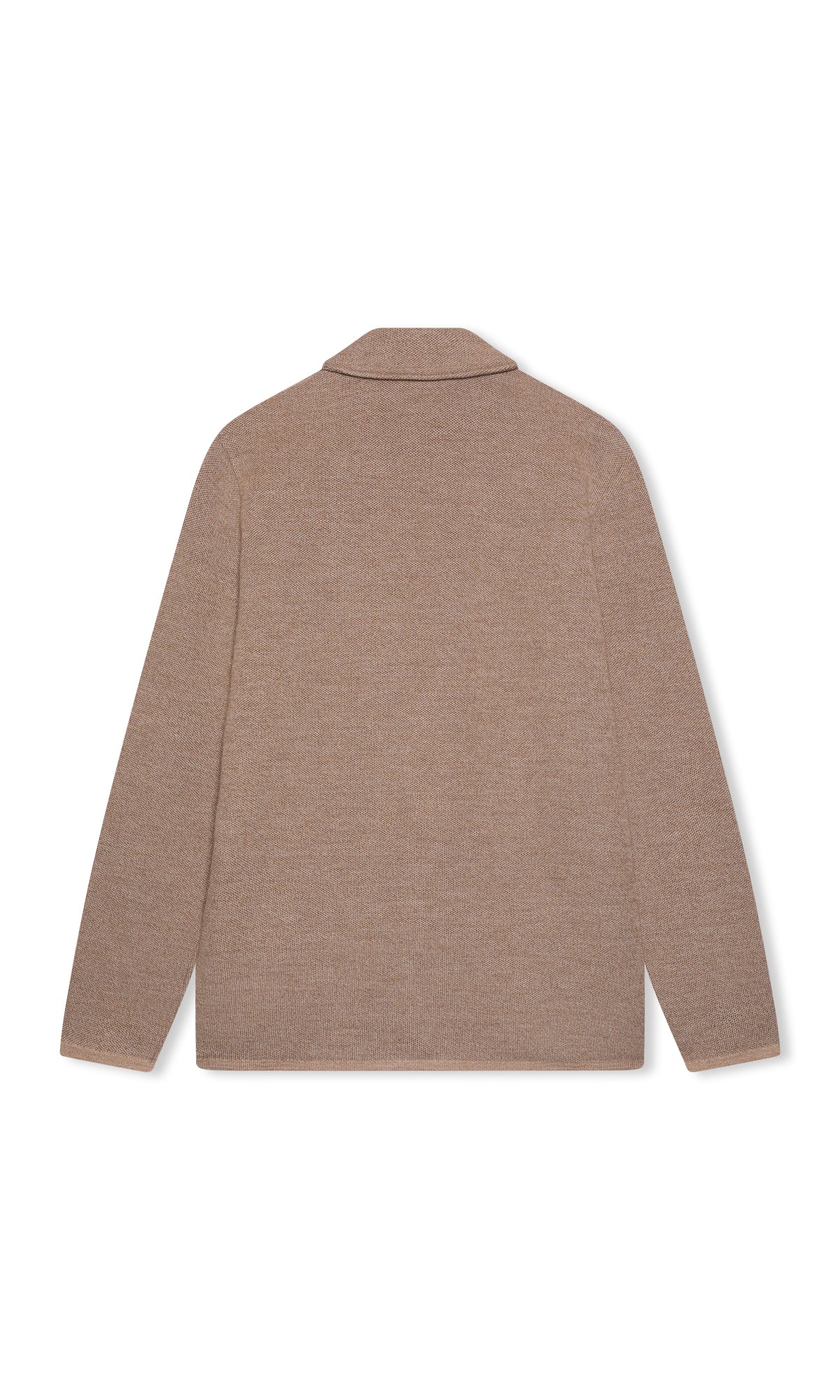 Two-Button Cotton and Wool Piquet Swacket