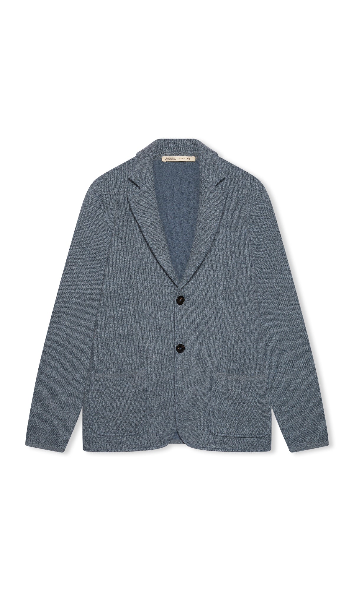 Two-Button Cotton and Wool Piquet Swacket