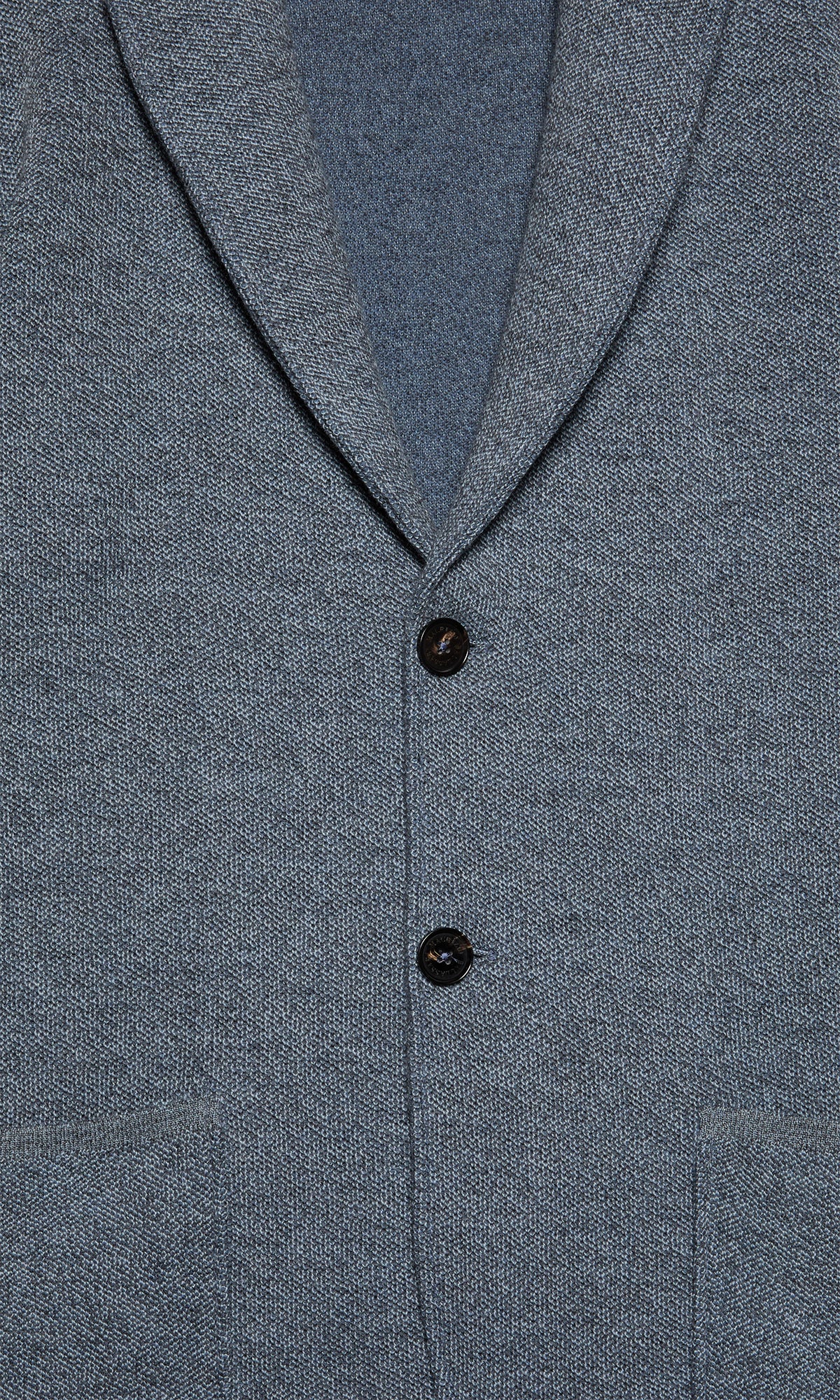 Two-Button Cotton and Wool Piquet Swacket