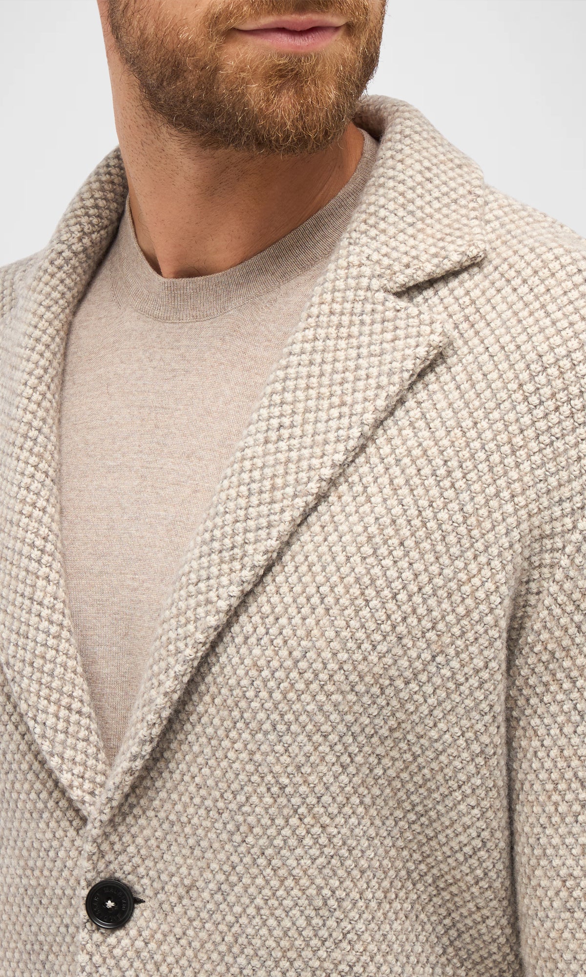 Swacket Pavè Stitch In Mixed Wool And Cashmere