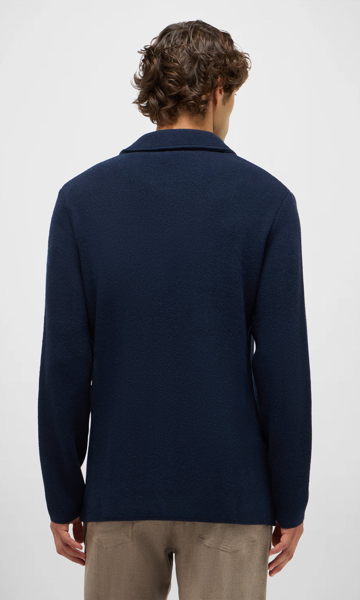 Pique Stitch Swacket in Wool and Cashmere