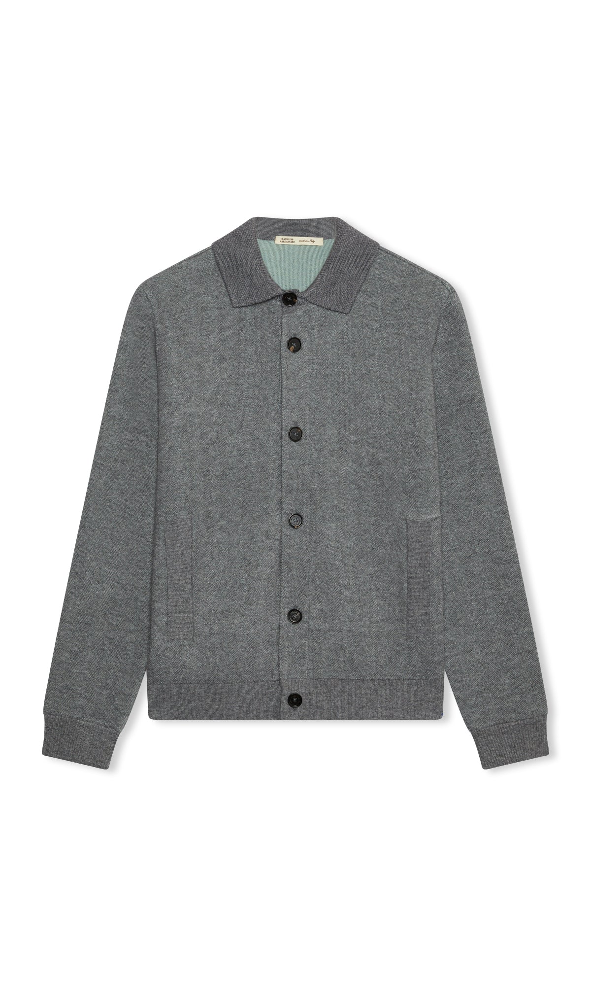 Piquet Knit Blouson In Wool And Cashmere