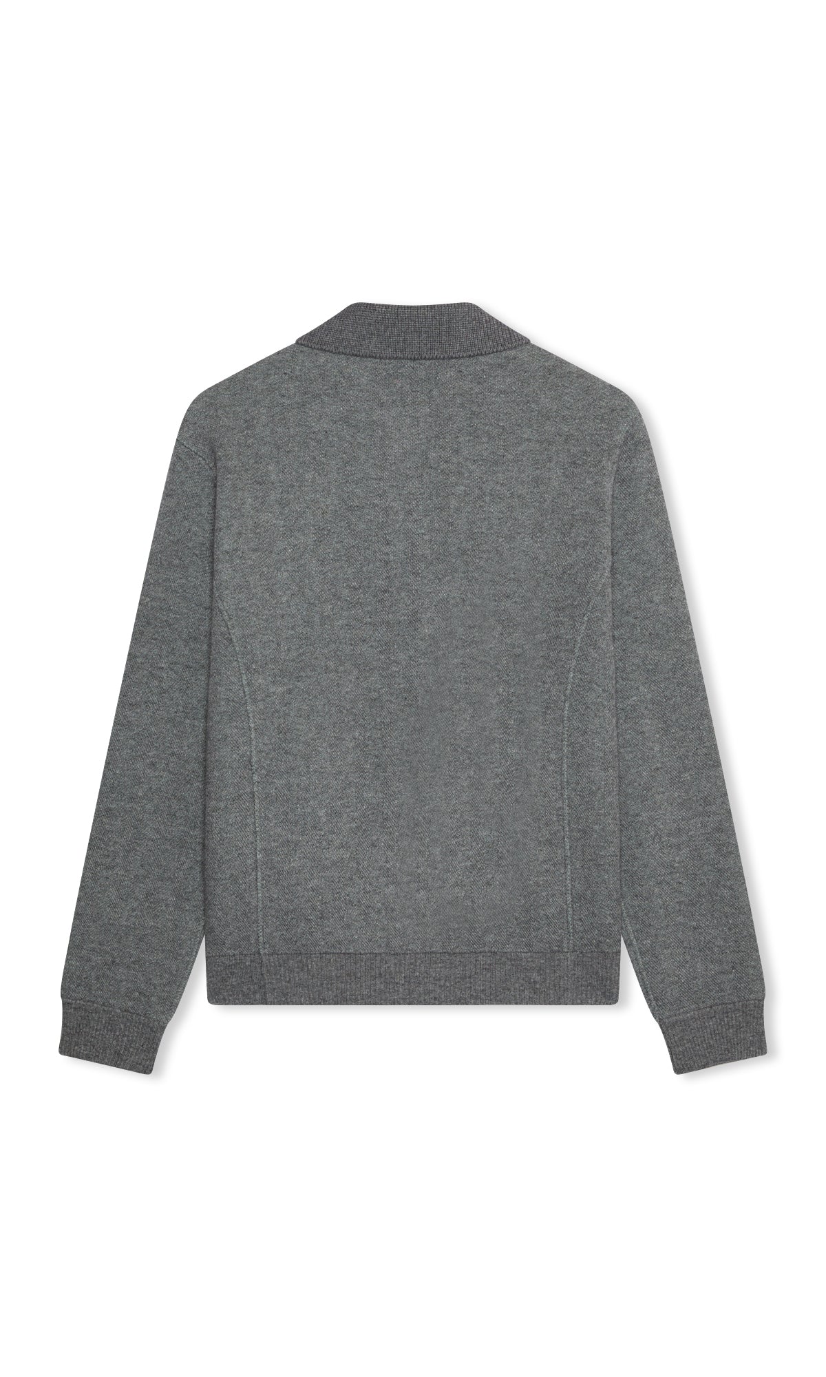 Piquet Knit Blouson In Wool And Cashmere