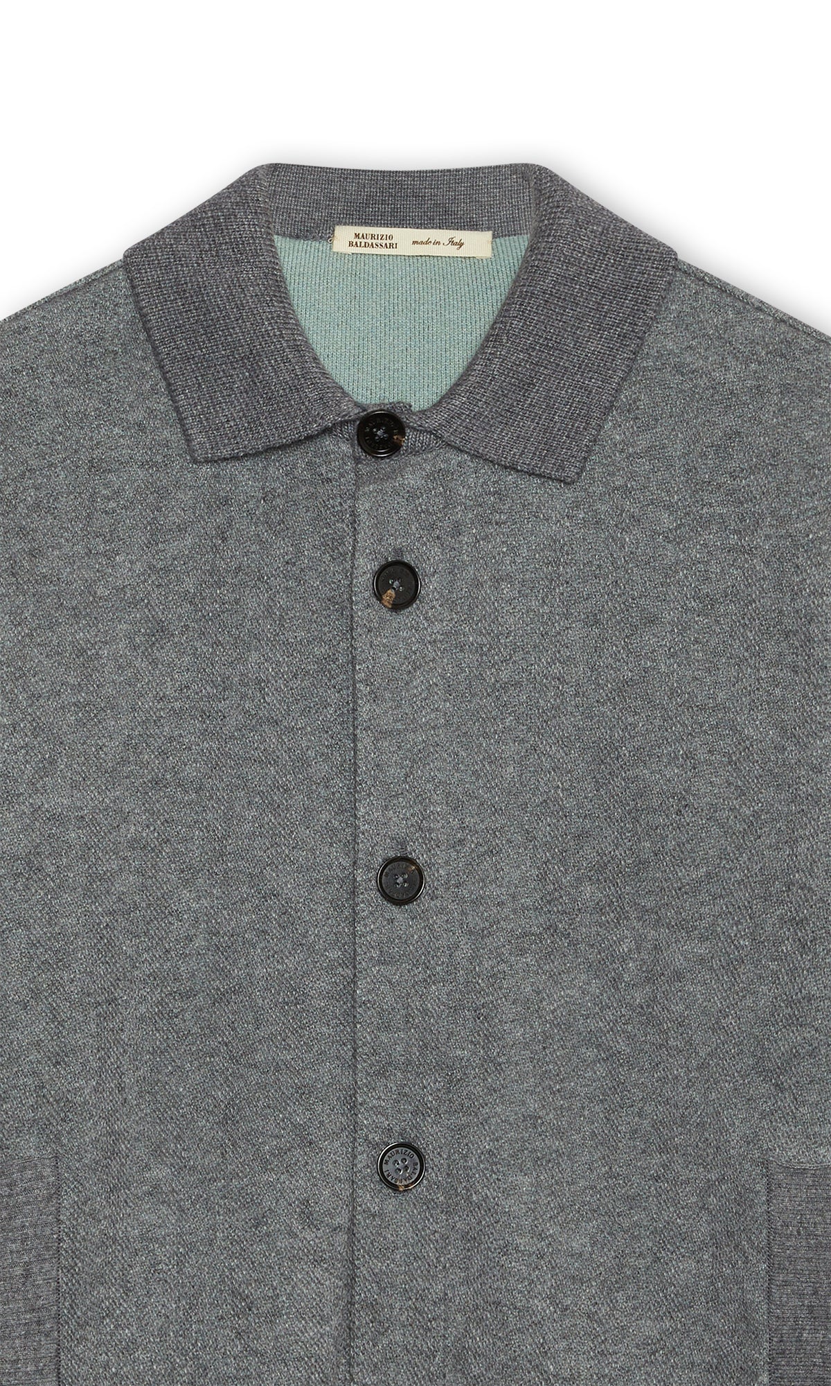 Piquet Knit Blouson In Wool And Cashmere