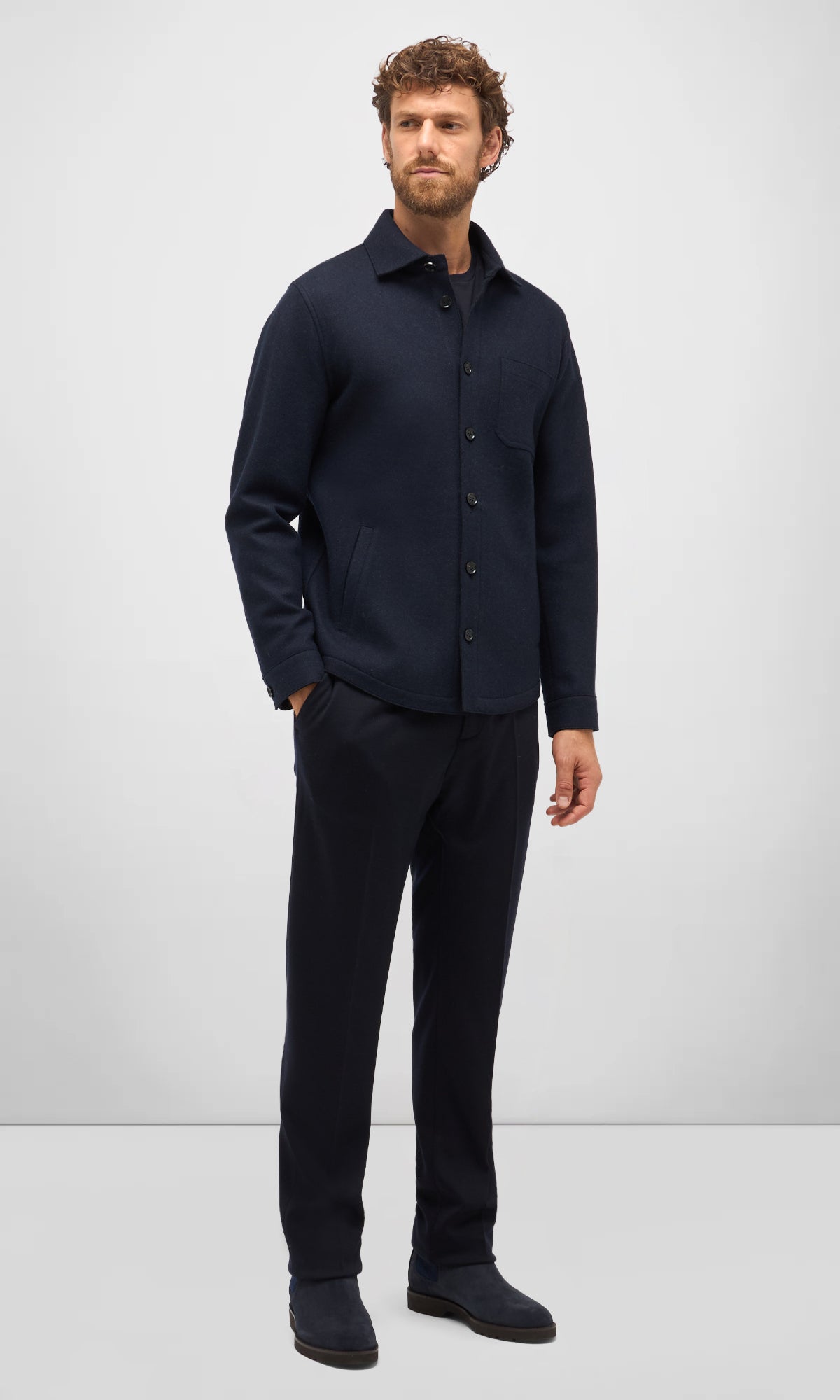 Double Wool Overshirt