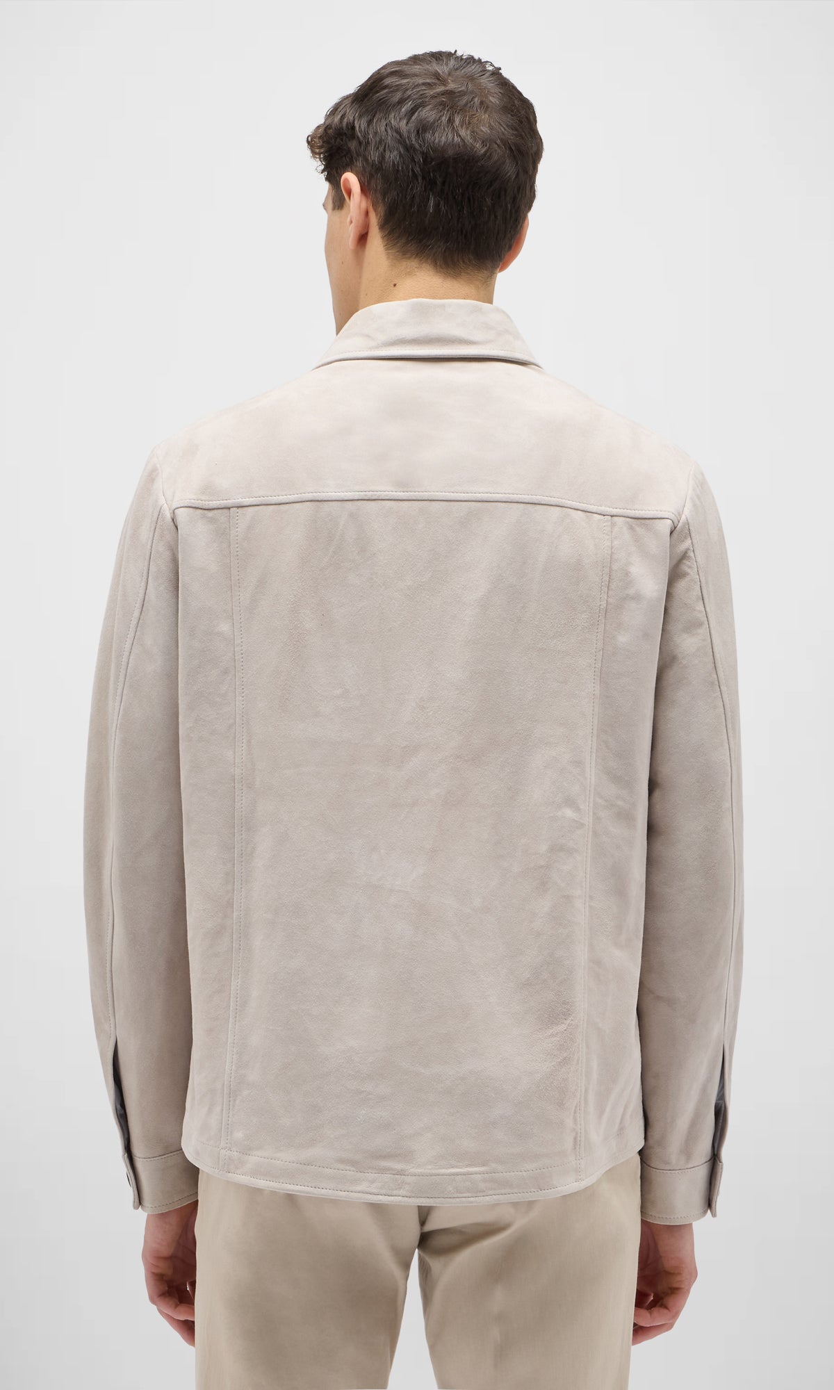 Suede Leather Overshirt