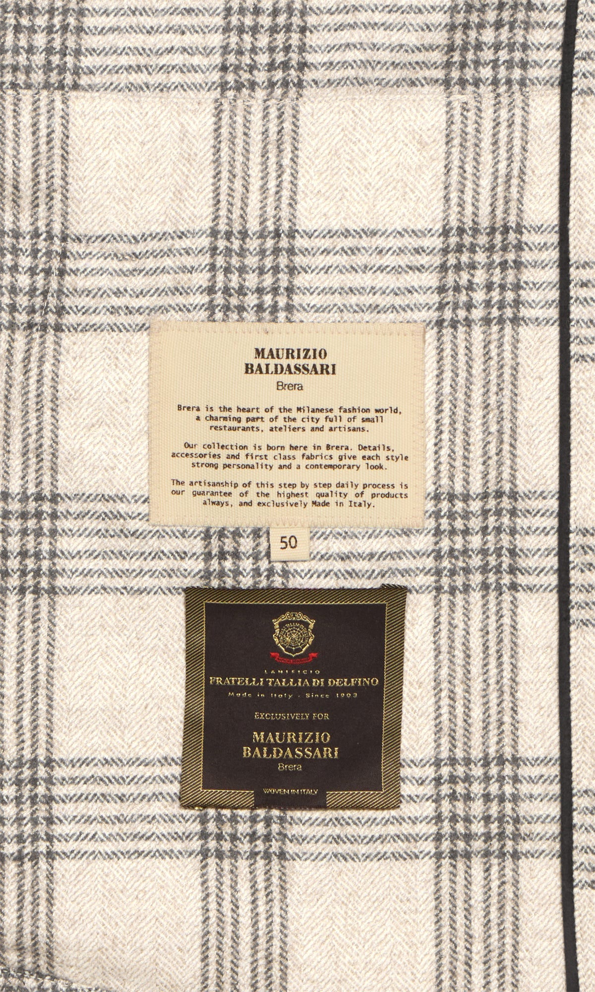 Extra Fine Wool Overshirt with Exclusive Design by Lanificio Fratelli Tallia Di Delfino