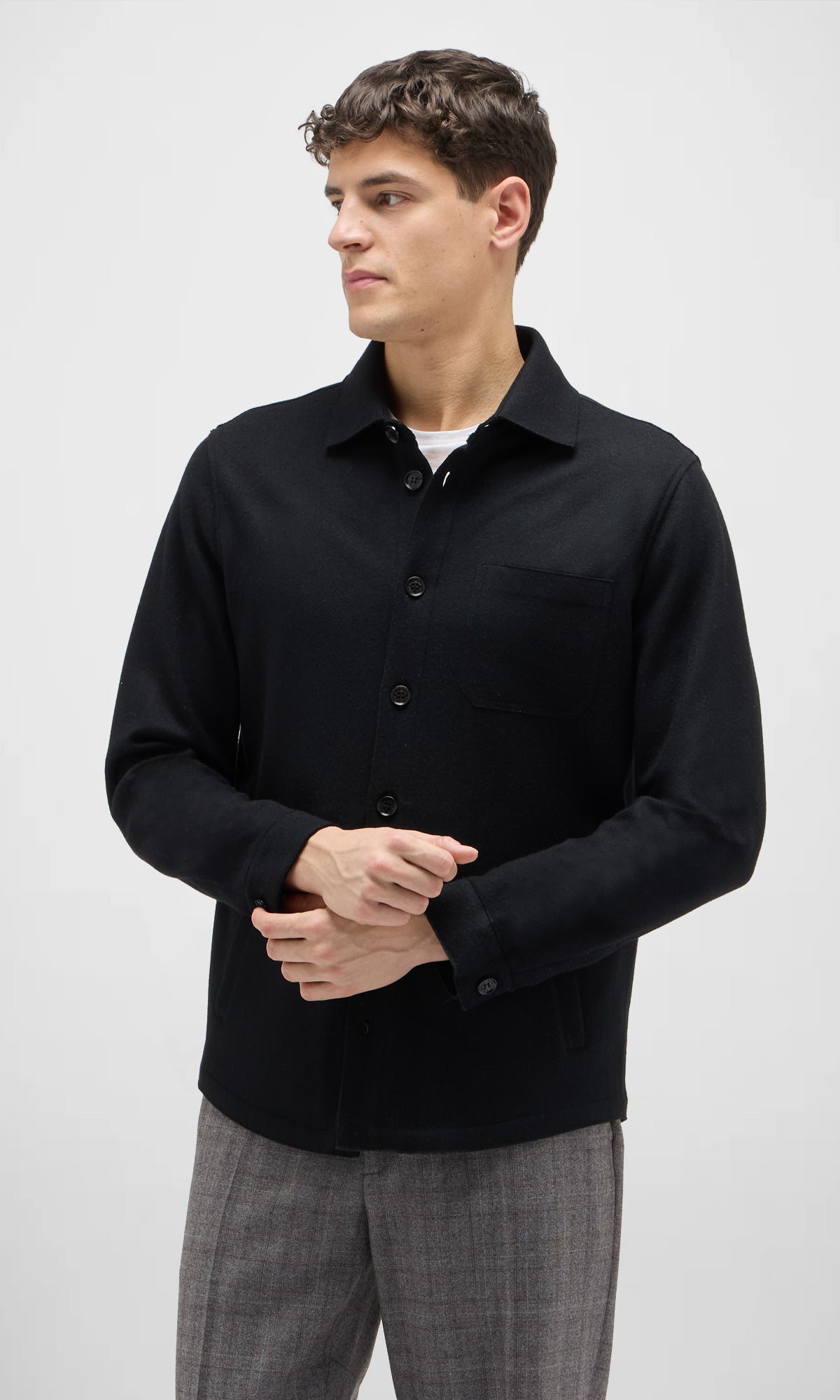 Solferino Cashmere Overshirt