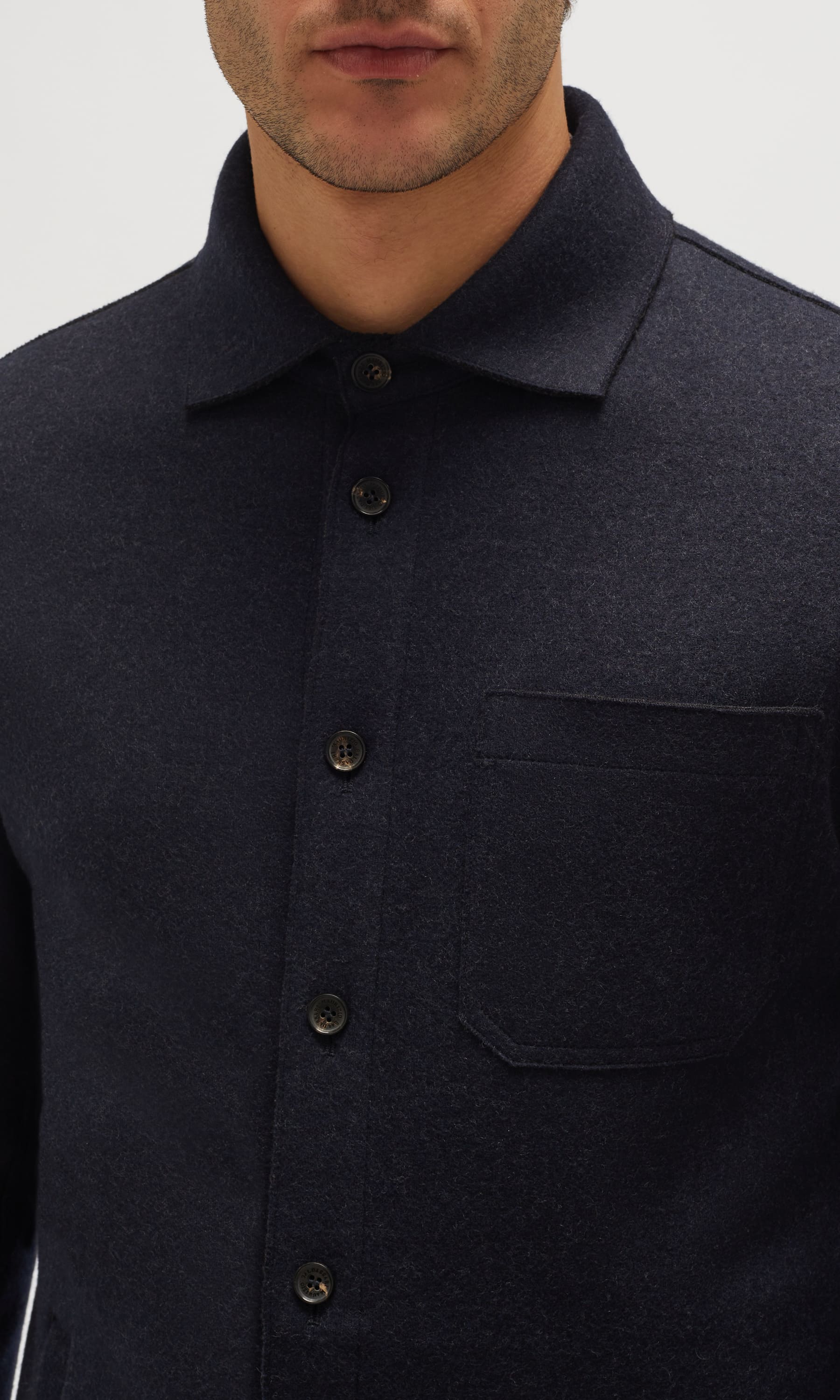 Double Wool Overshirt