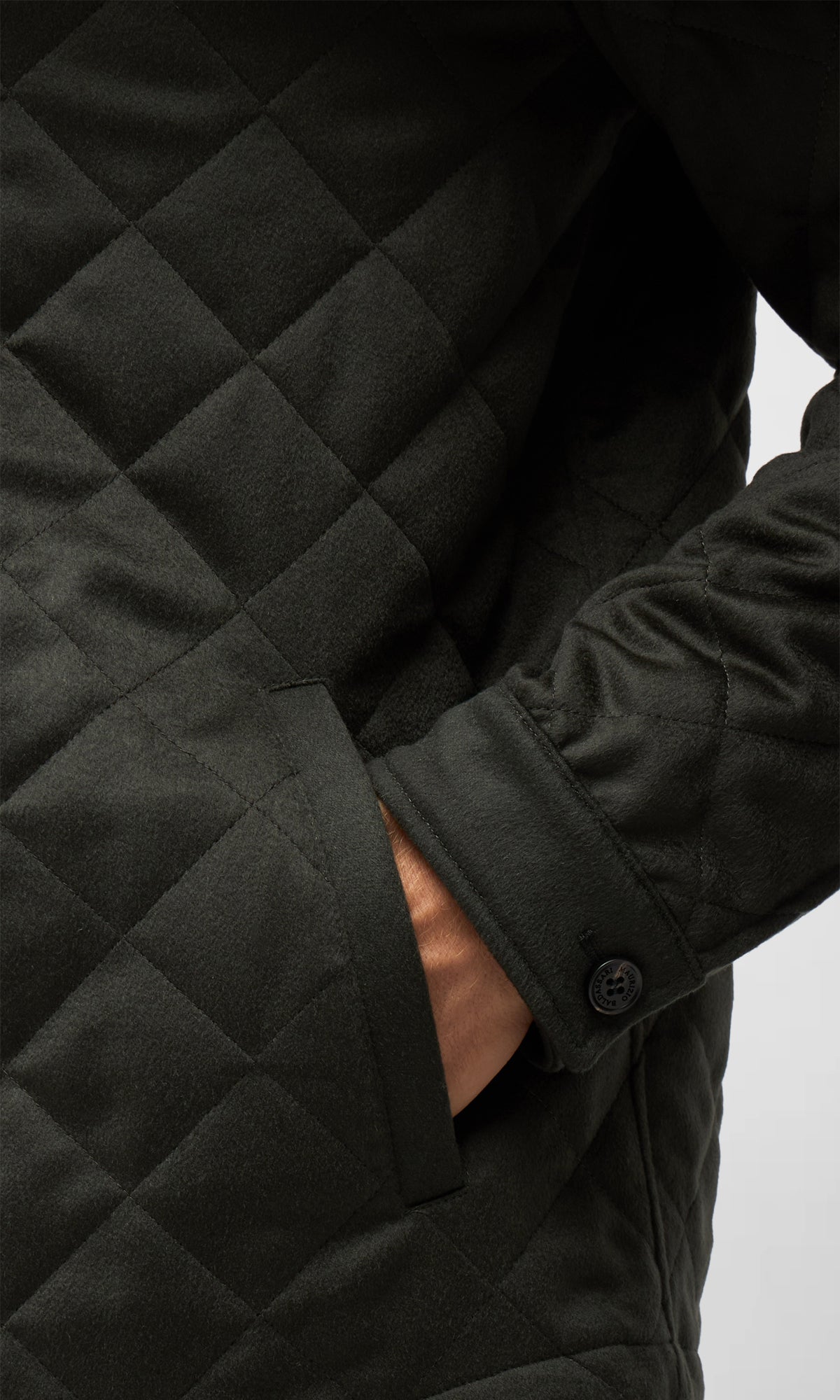 Quilted Cashmere Overshirt