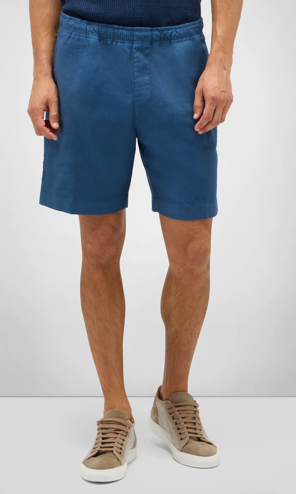 Garment Dyed Linen Shorts 