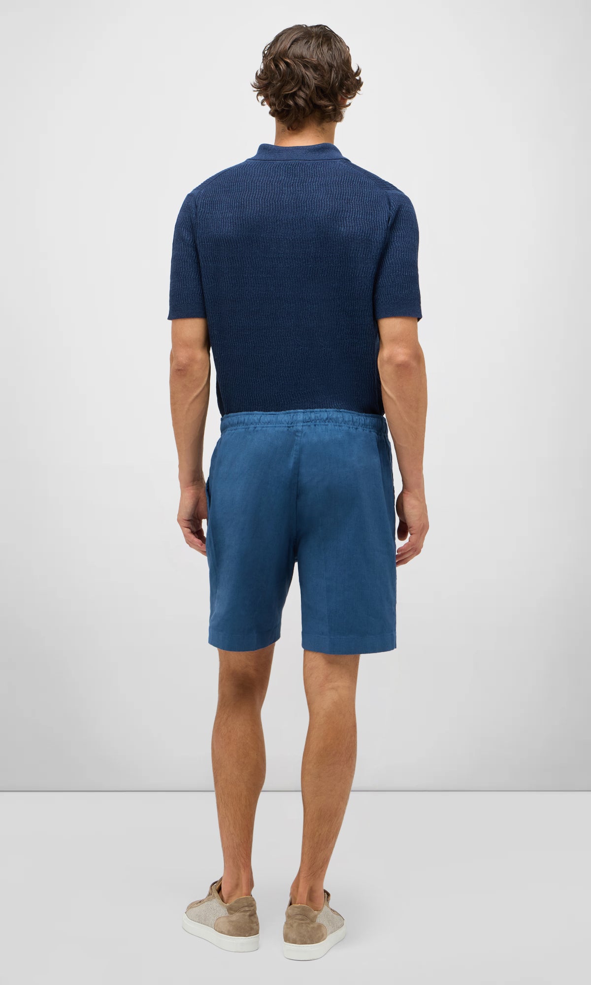 Garment Dyed Linen Shorts 