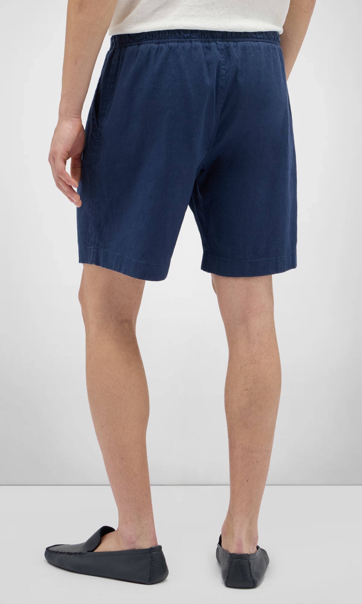 Garment Dyed Linen Shorts