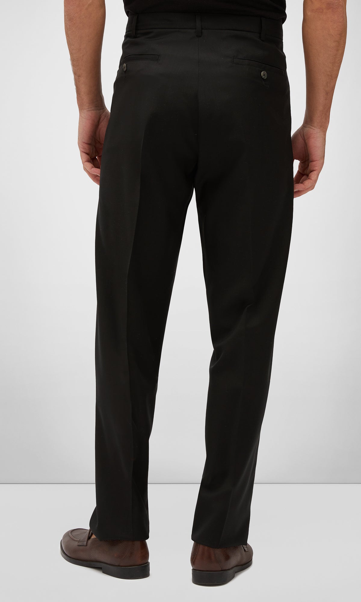 Lightweight Wool Tailored Trousers