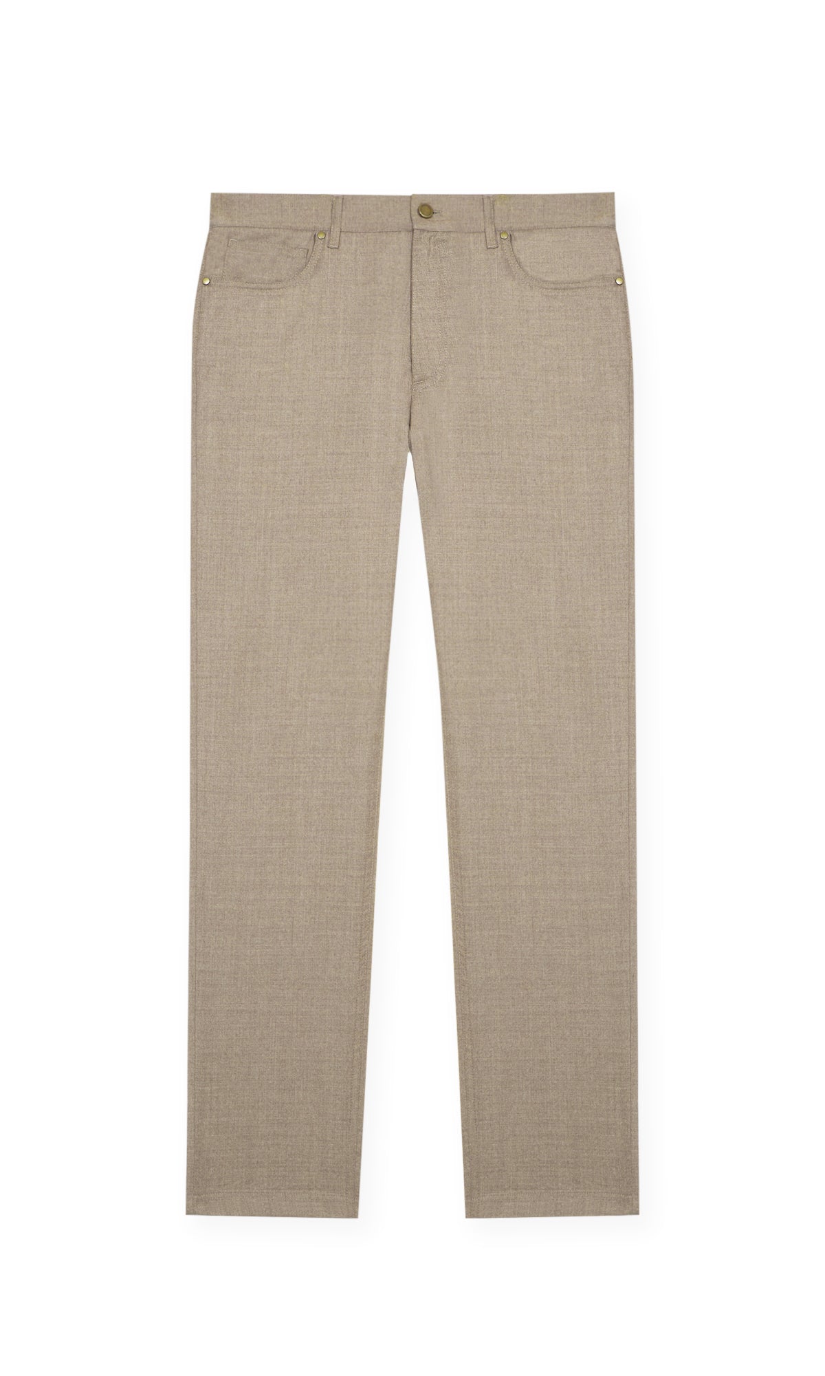 Five-Pocket Trousers in Stretch Wool Twill