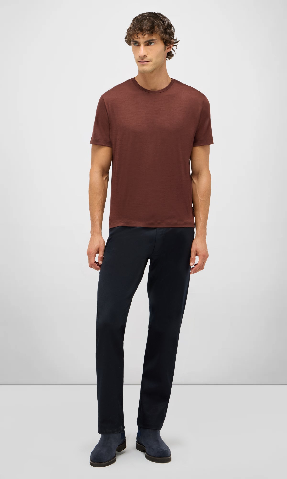 Five-Pocket Trousers in Stretch Wool Twill