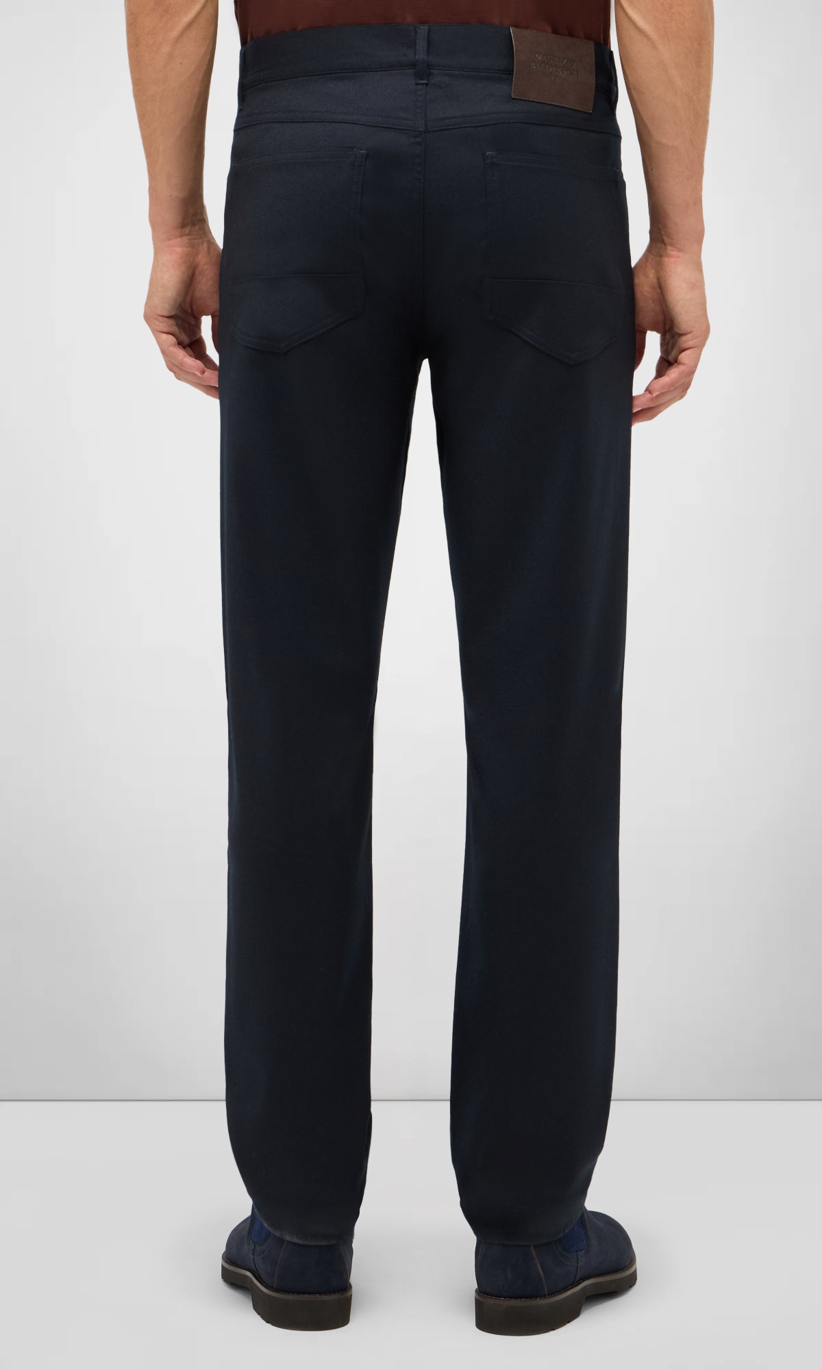 Five-Pocket Trousers in Stretch Wool Twill