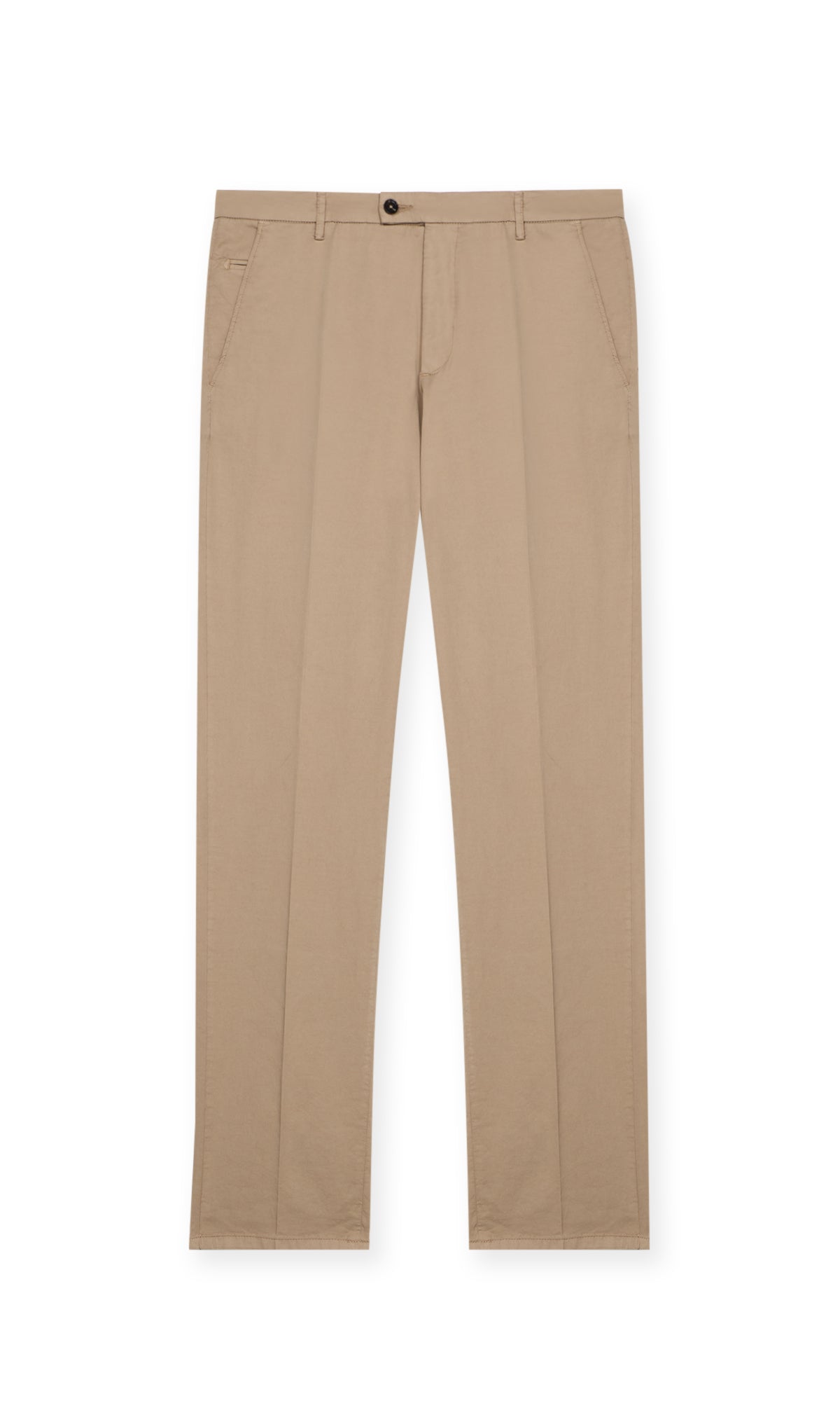 Chino Pants In Cotton And Silk